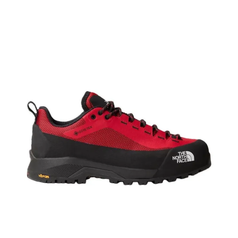 THE NORTH FACE Slip Resistant, Abrasion Resistant, Waterproof Low Top Outdoor Shoes Men Red Black-1