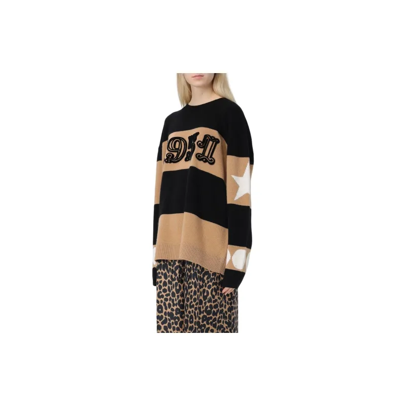 MaxMara Star Patterned Crewneck Jumper-2