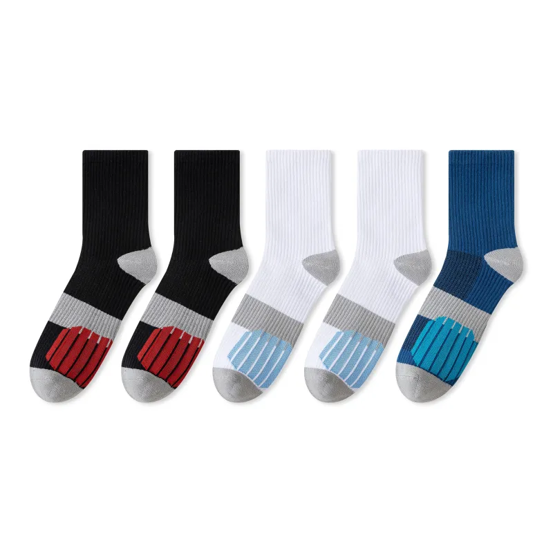 Caramella Mid Calf Socks Men Combo Set-13