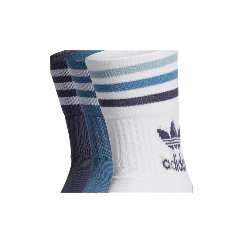 Adidas Originals MID CUT CREW SOCKS 3 PAIRS Mid Calf Socks Unisex 3 Pack-3