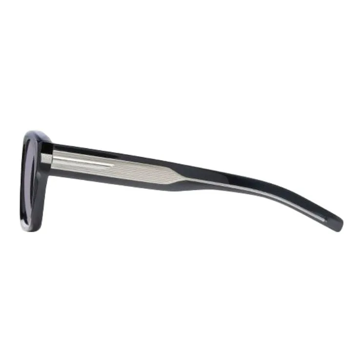GIVENCHY Acetate Polyamide Metal Rectangular Sunglasses Men Black-2