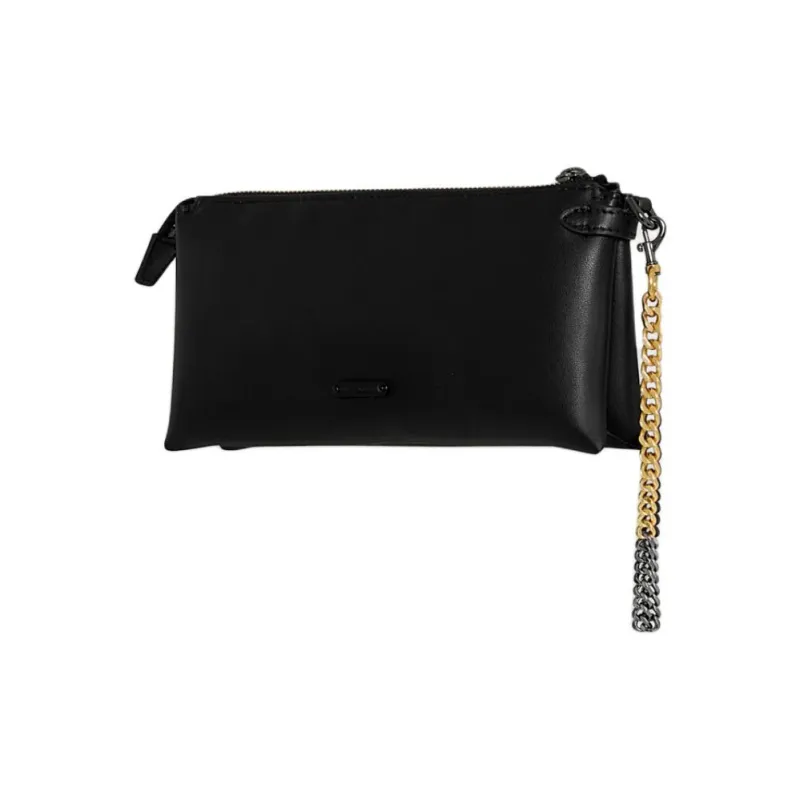 REBECCA MINKOFF Leather Clutch Women's Black-1