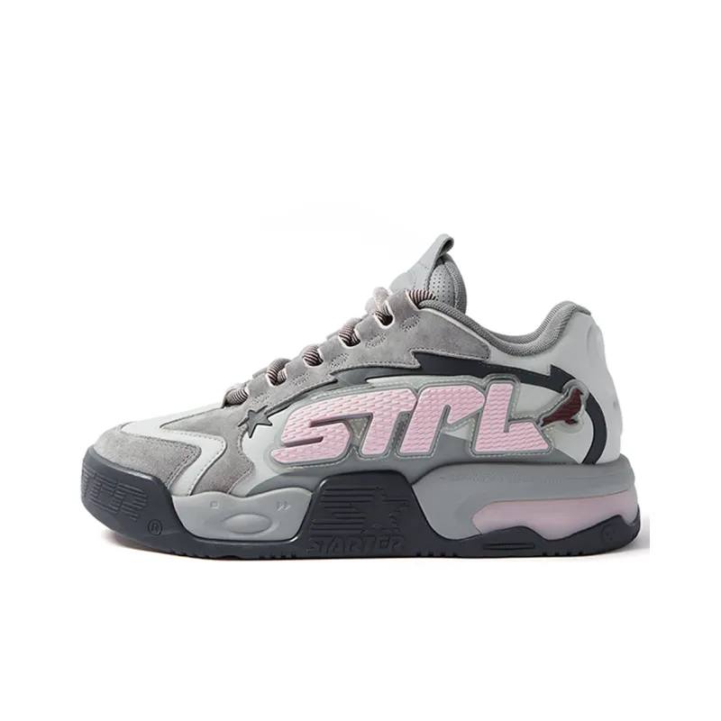 STARTER X Staple Skateboard Shoes Unisex Low Top Gray-0