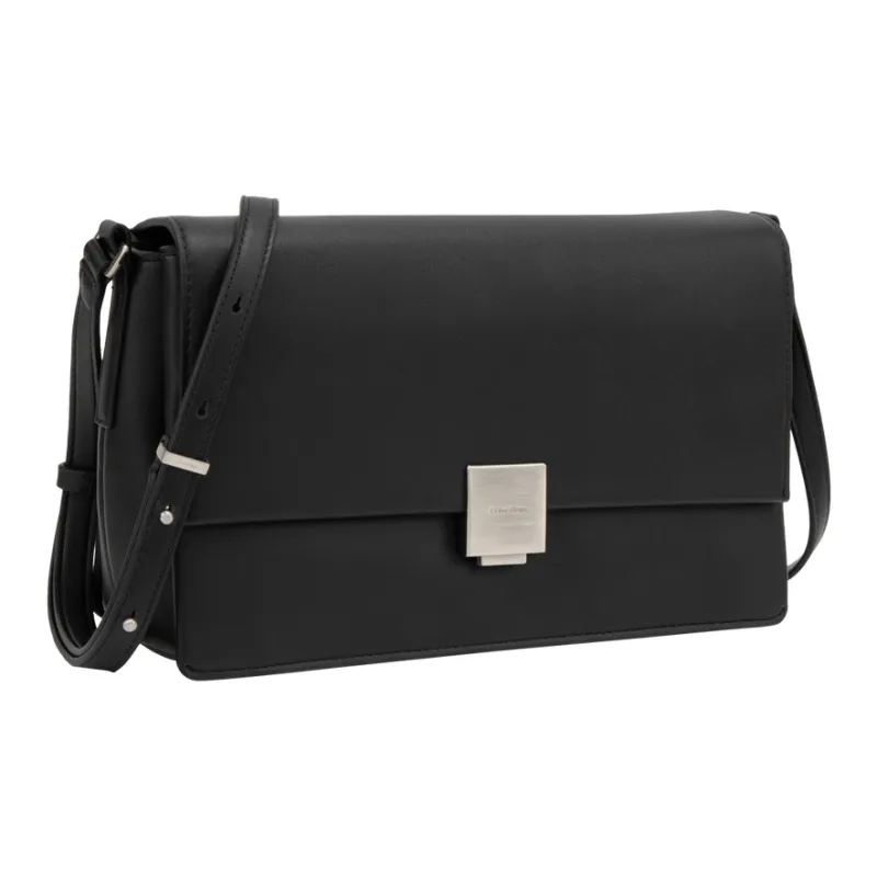 CALVIN KLEIN Synthetic Material Crossbody Bag Shoulder Bag Women's Space Black-1
