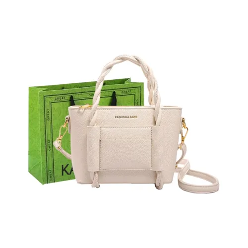 KARUISHA PU Tote Portable Crossbody Bag Shoulder Bag Women's White/Brown/Black/Caramel/Khaki/Green