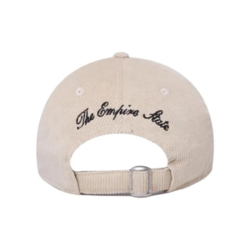 New Era Corduroy Baseball Caps Unisex Beige-2