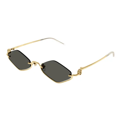 GUCCI Geometric frame Sunglasses