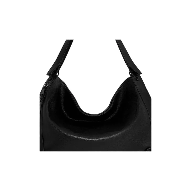 REBECCA MINKOFF Genuine Leather One Shoulder Handbags Women's Black-3