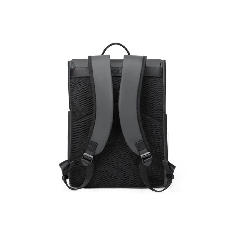 POLO Fabric With Synthetic Leather Backpack Large Size Men's Multicolor-19