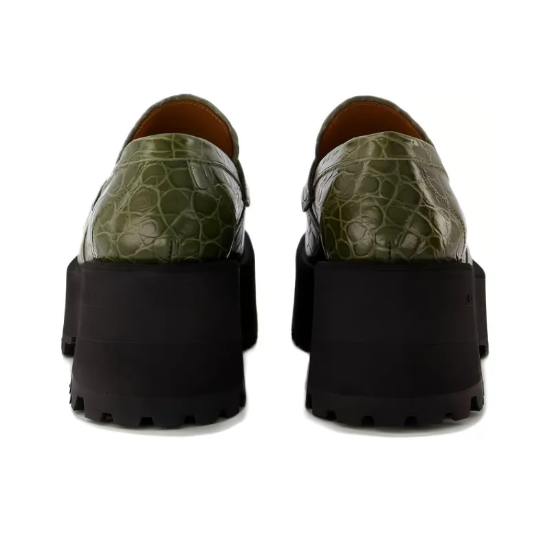 MARNI Platform Shoes Women's Green-4