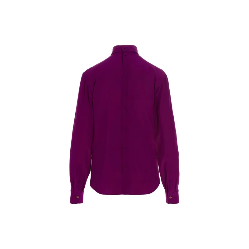 GUCCI Mock Neck Blouse-1