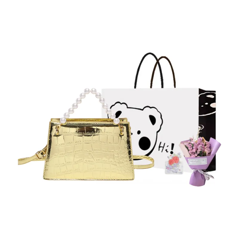 NX DOUGHNUT PU Small Square Bag, Shoulder Bag, Crossbody Bag, Handbag Women's Multicolor-21