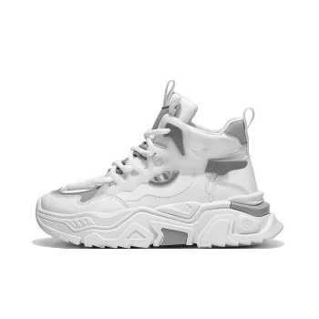 GNVA Water Resistant Height Increasing High Top Casual Shoes Men