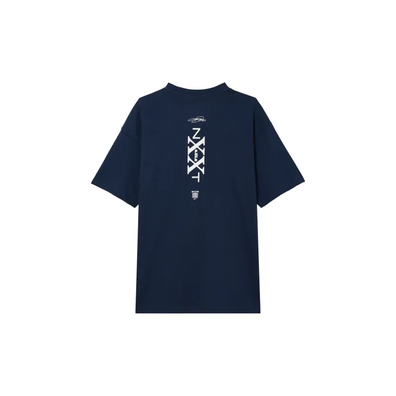 Nike T Shirts Men Navy Blue-1