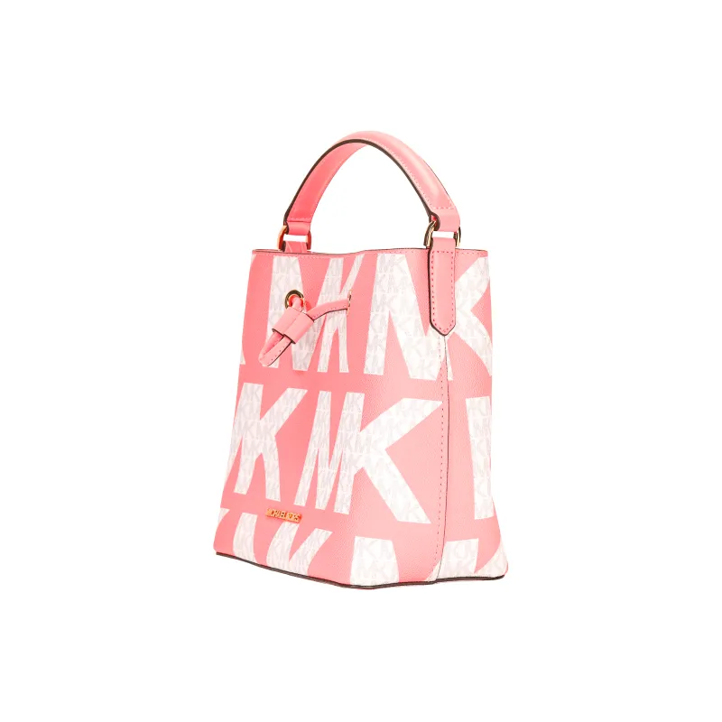 MICHAEL KORS Artificial Leather Handbag One Shoulder Crossbody Bucket Bag Women's Rose Pink-2