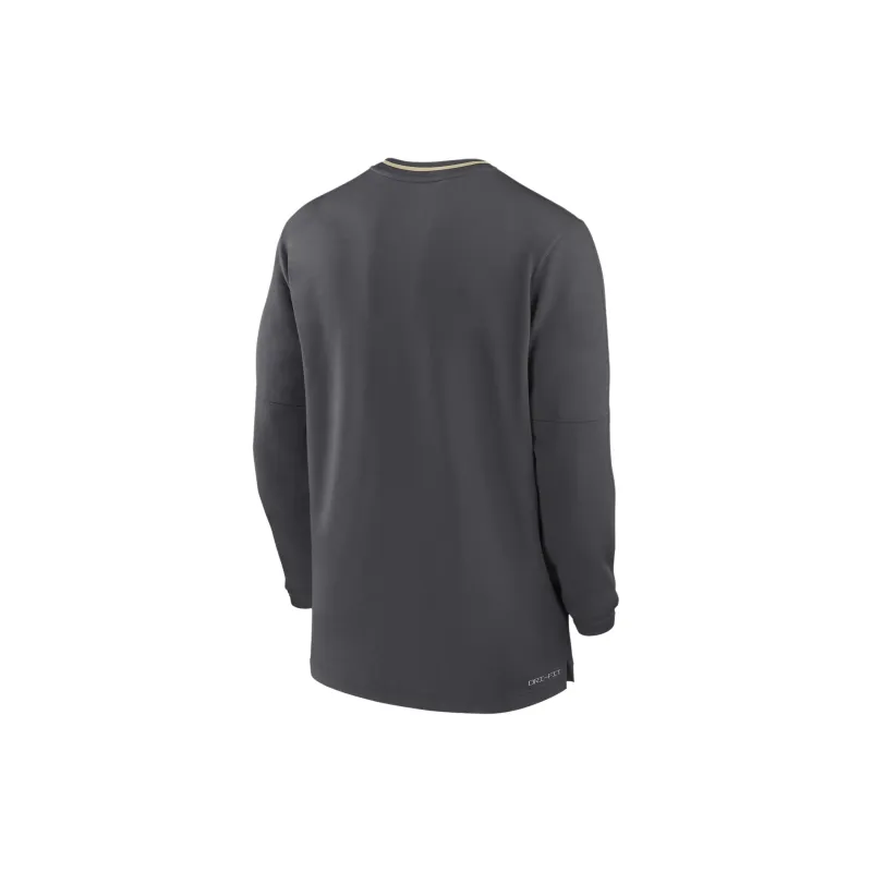 Nike Florida State Seminoles Sideline Coach Men's Nike Dri FIT College 1/2 Zip Long Sleeve Top-1