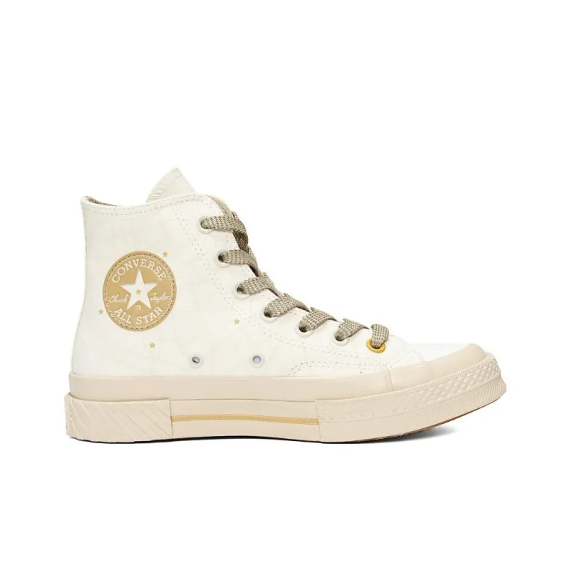 Converse Anti Slip Wear Resistant High Top Canvas Shoes Unisex Brown-1