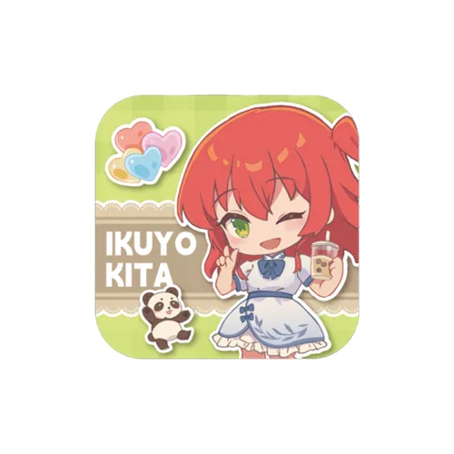 Animate Bocchi The Rock! Q Style Square Badges
