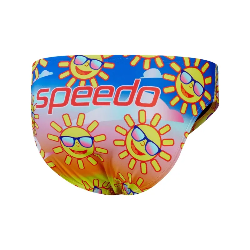 Speedo Escape 5cm Brief Swimming Shorts Men's Blue-1
