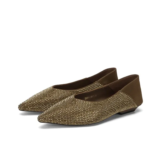 ZSBELLA Women's Casual Shoes 1cm Women's Khaki/Black-7