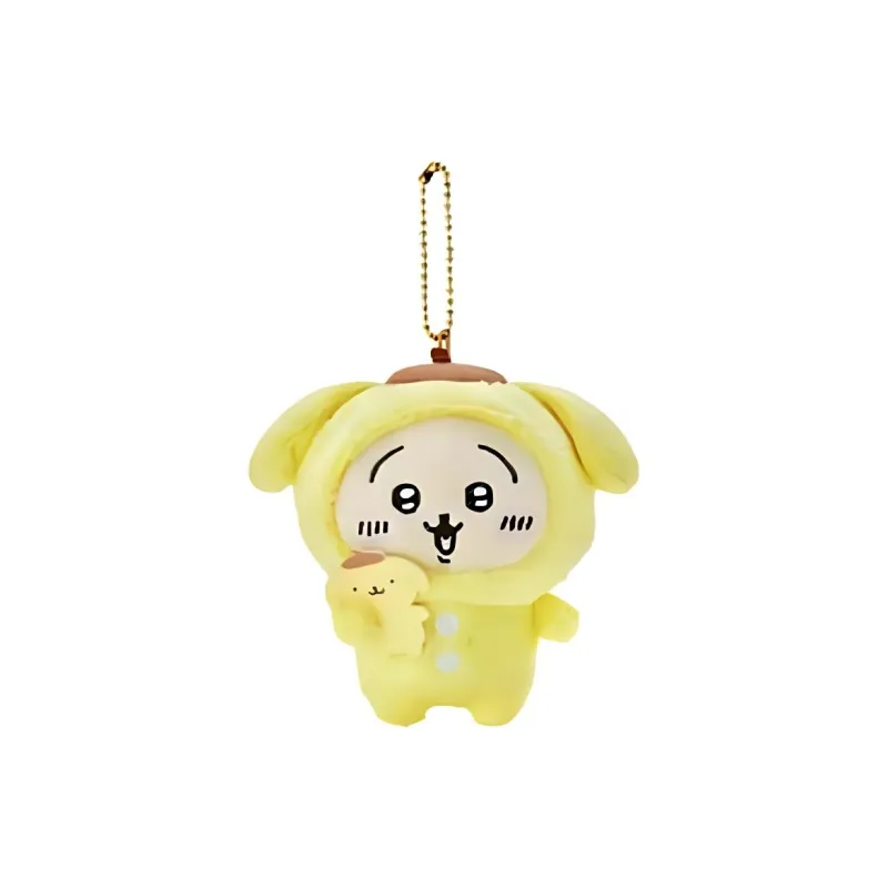 Chiikawa x Sanrio Usagi Dolls Plush Pendant 11cm High-0