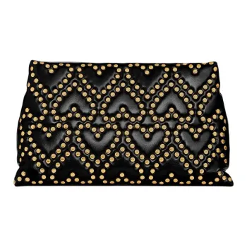 REBECCA MINKOFF Polyurethane Clutch Women's Black