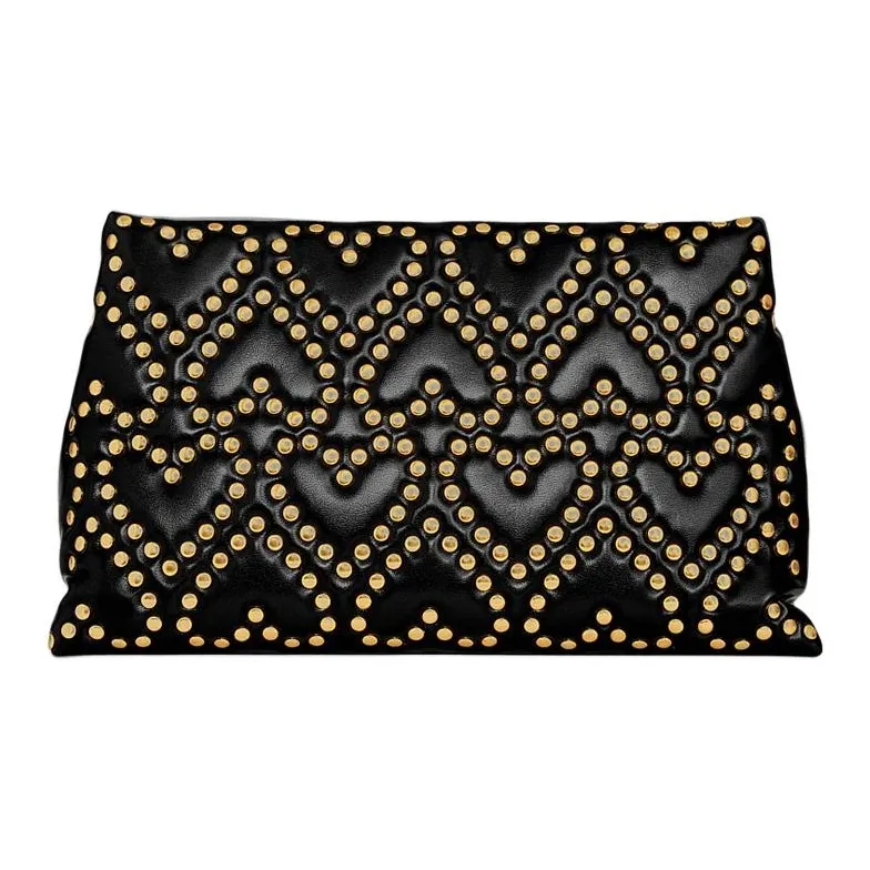 REBECCA MINKOFF Polyurethane Clutch Women's Black-0
