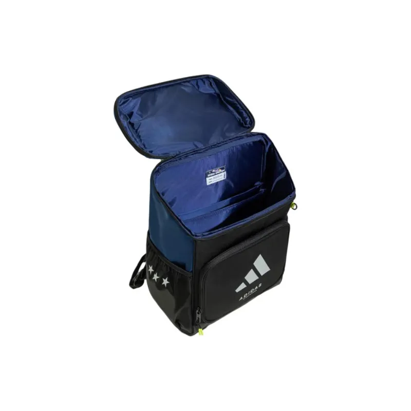 Adidas Polyester Backpack Regular Men's Dark Blue & Black-3
