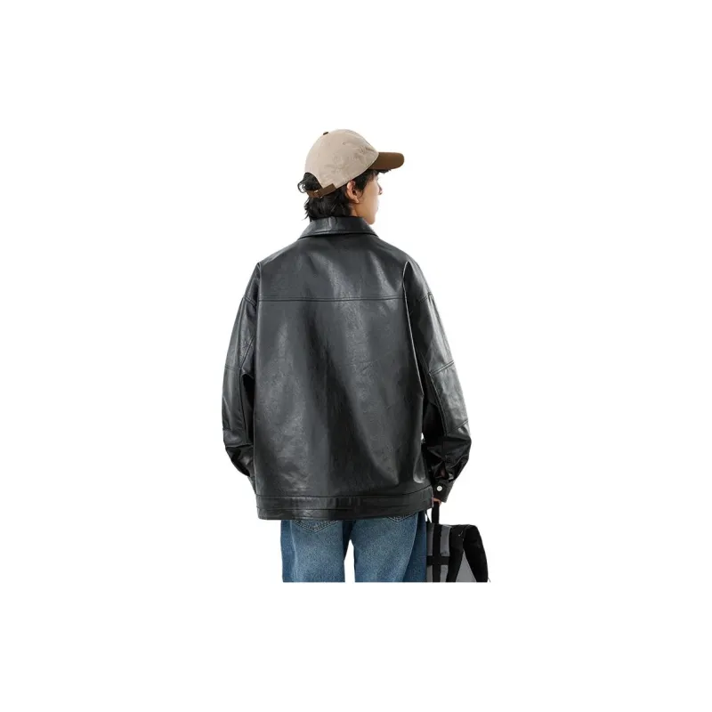 FOR FEAR THAT Leather Jacket Unisex-1