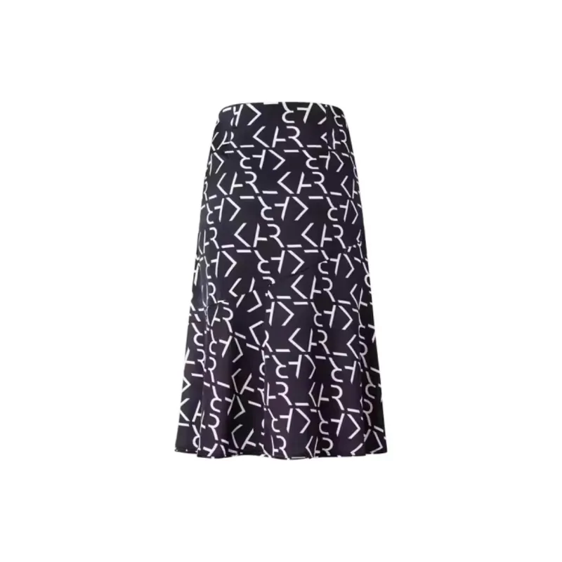 KARL LAGERFELD Casual Long Skirt Women's Black-1