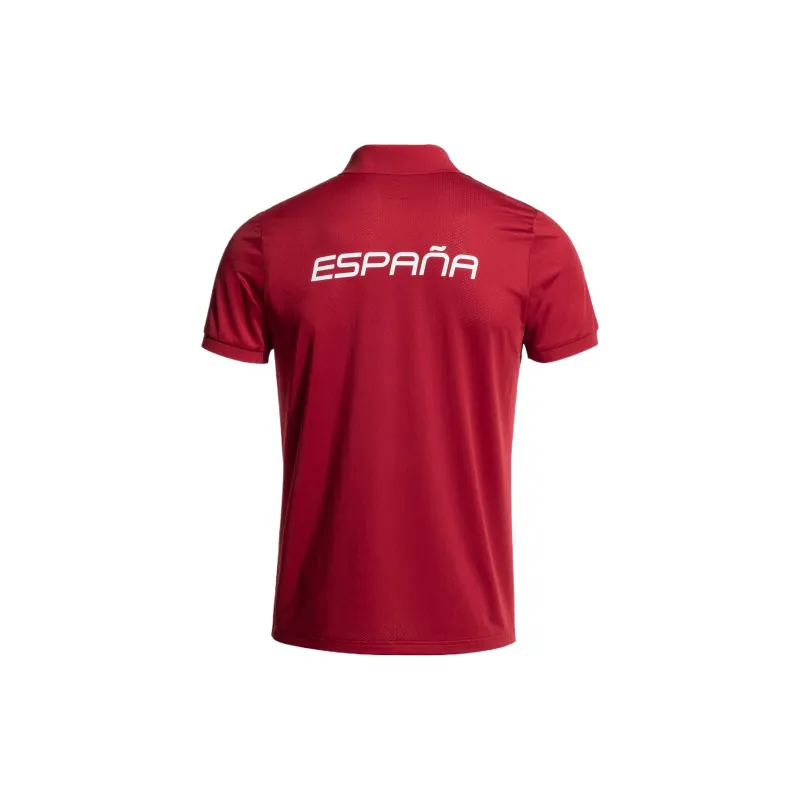 Joma Spanish Olympic Committee Polo Shirt Men Burgundy-1