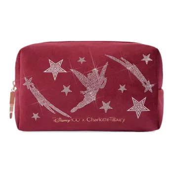 Disney Charlotte Tilbury Polyester Makeup Bag Women's Burgundy