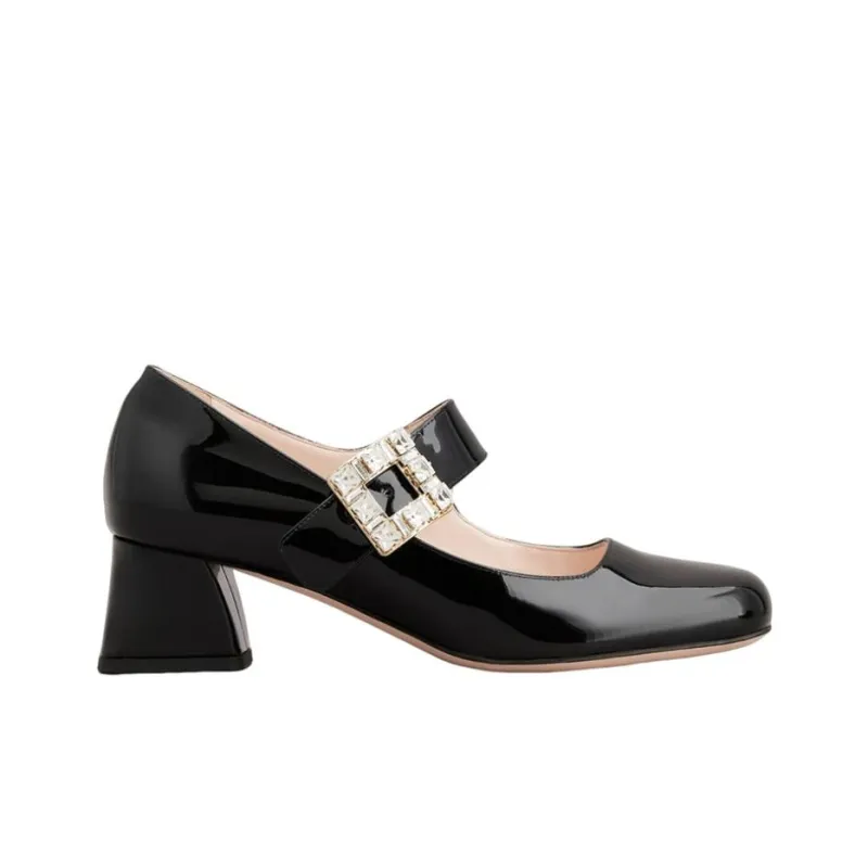 Roger Vivier Très Vivier Embellished Buckle Babies Pumps-1