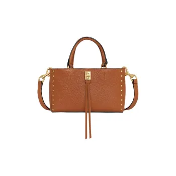 REBECCA MINKOFF Soft Leather Handbag Shoulder Bag Crossbody Bag Women's Caramel Brown