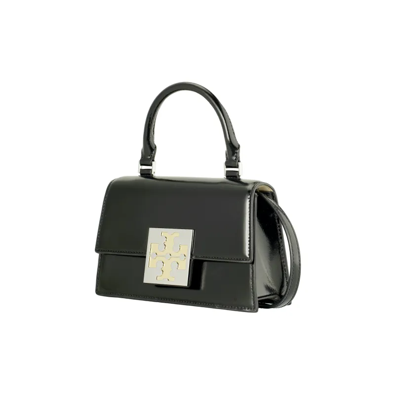 TORY BURCH BON BON Cow Leather Shoulder Bag Crossbody Bag Handbags Mini Women's Black-2
