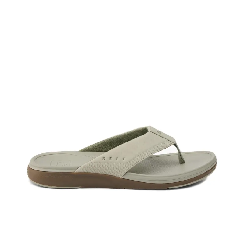 REEF Slip-Resistant Flip Flops Men Gray Green-1