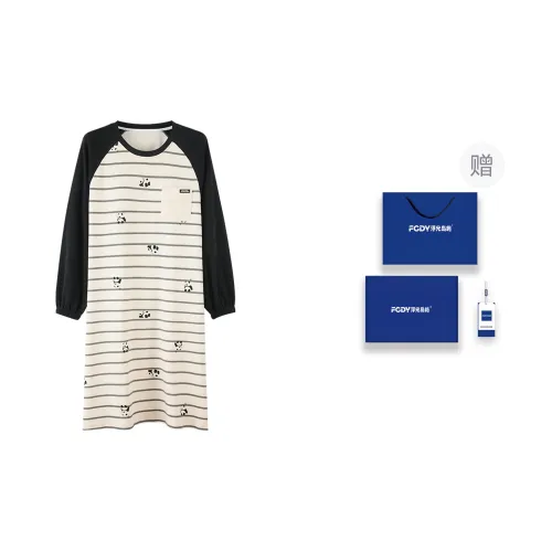 Floating Light Islands Nightgown Women's Box White