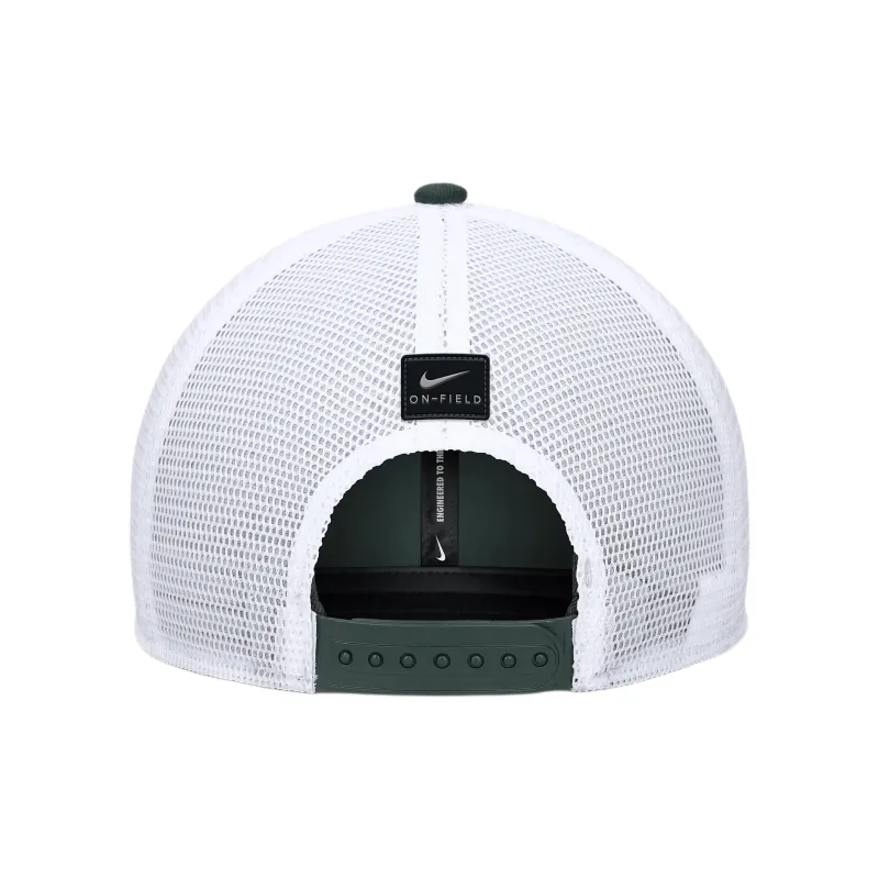 Nike Michigan State Spartans On-Field Swoosh Men's Nike Dri-FIT College Trucker Adjustable Hat-1