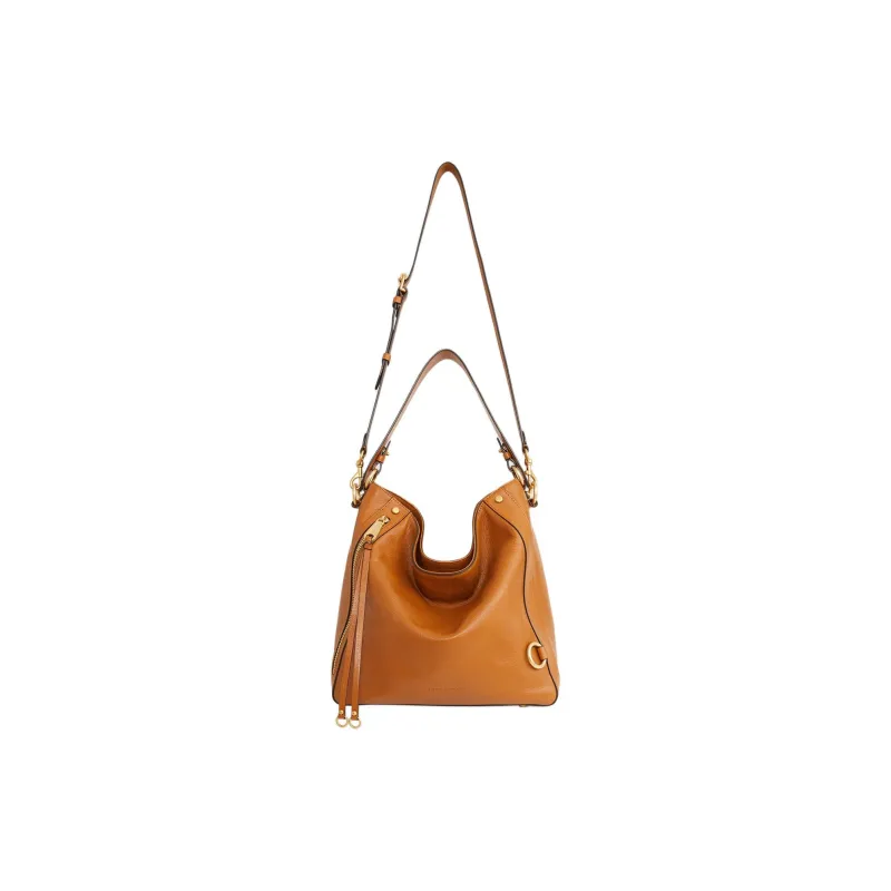 REBECCA MINKOFF Leather Handbag Shoulder Bag Women's Caramel Brown-1