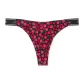 1 Pack (Pure Black Cherry Strawberry Print/Black Red)