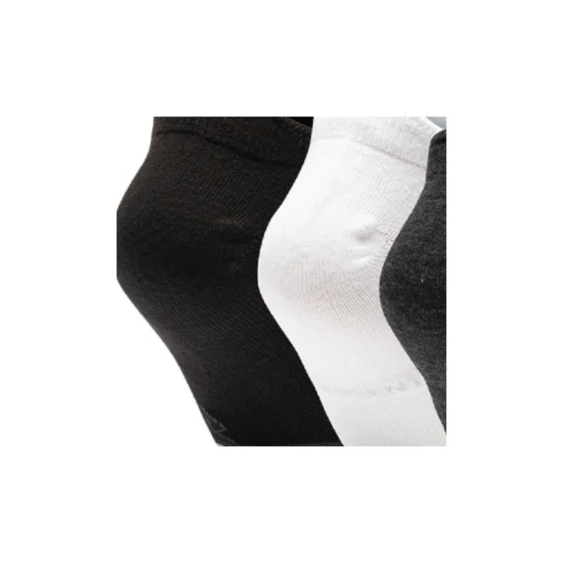 Under Armour Ankle Socks Unisex 1 Set Of 3 Pack Black/White/Dark Gray-2