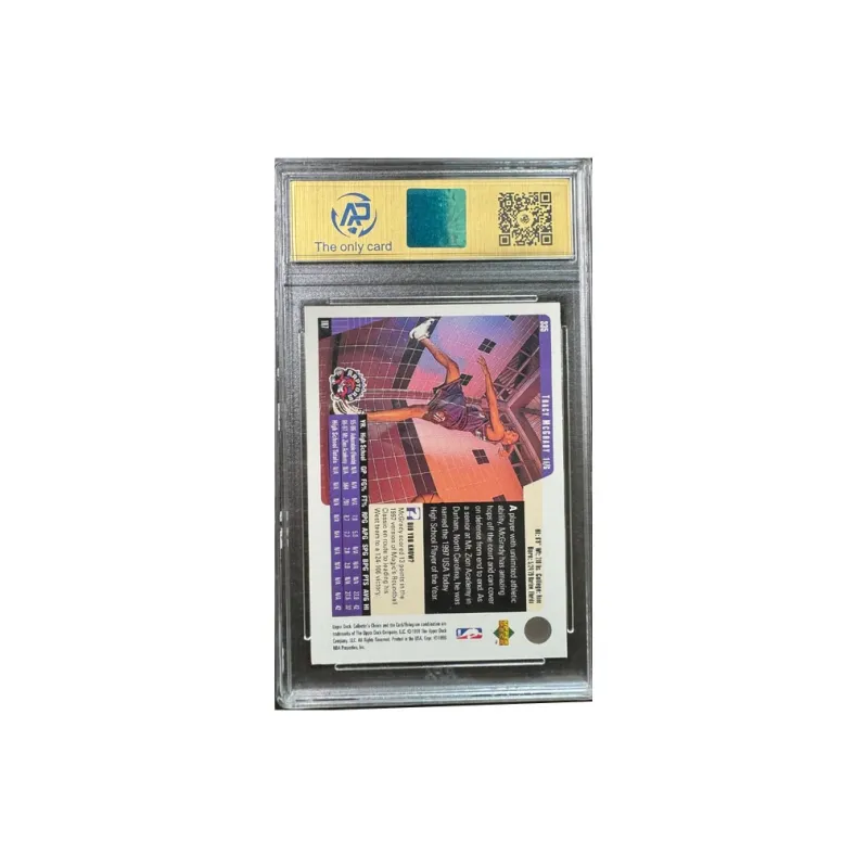UPPER DECK Tracy McGrady Rpa Graded Cards 1 Pc-1