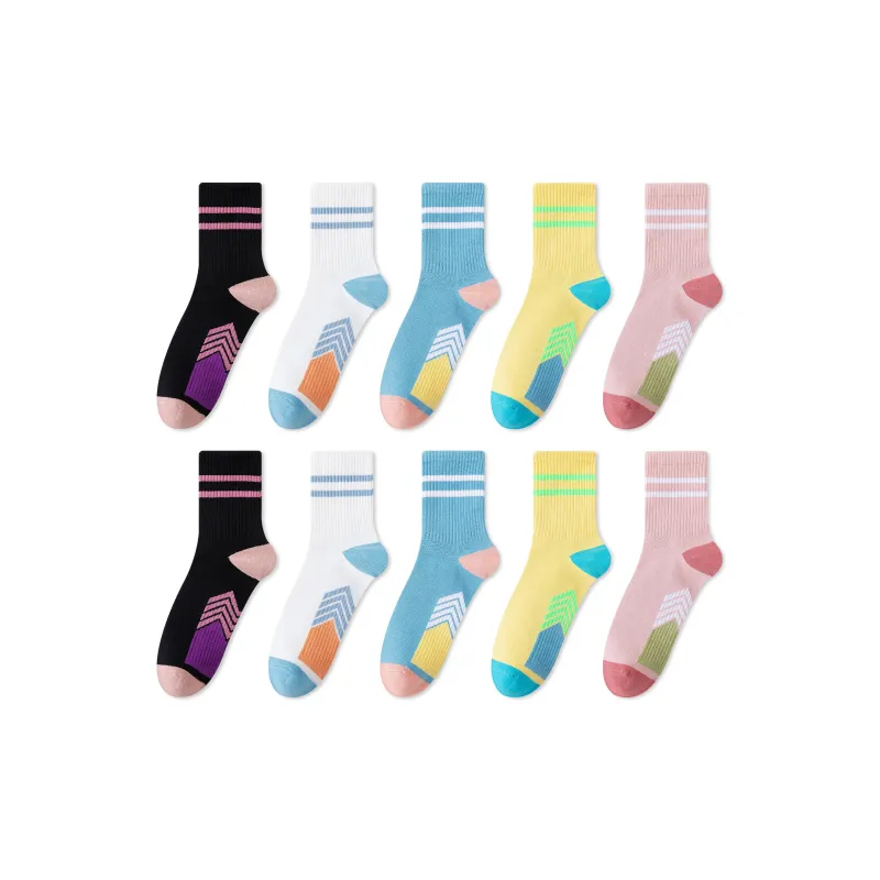 Caramella Mid Calf Socks Women's Combo Set-10