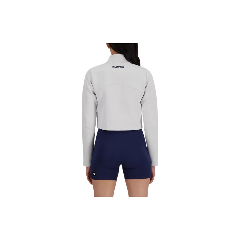 New Balance Klutch X NB Full Zip Jacket Women's Grayish-1