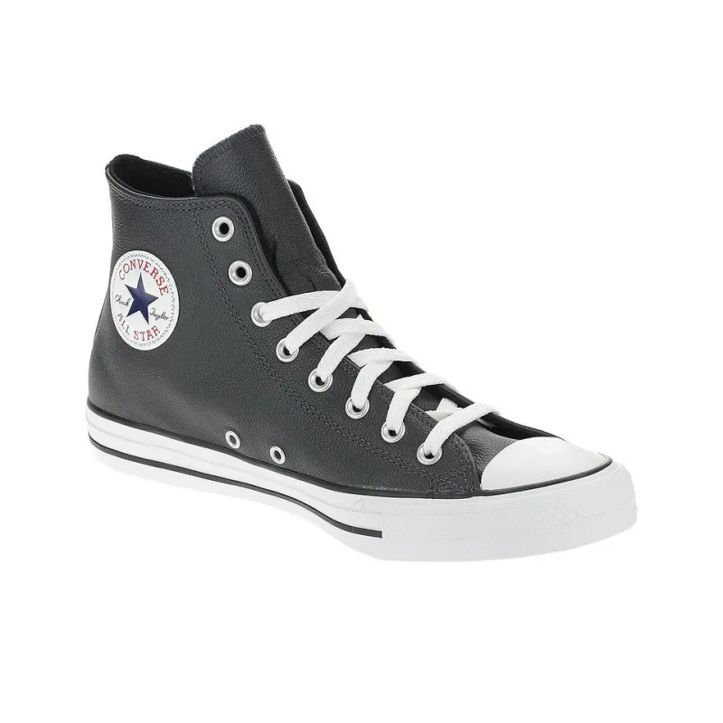 Converse CHUCK TAYLOR Anti Slip Wear Resistant Mid Top Skateboard Shoes Unisex Black-2