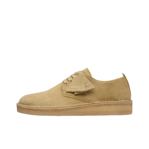 Clarks Casual Shoes Men Low-Top Light Yellow