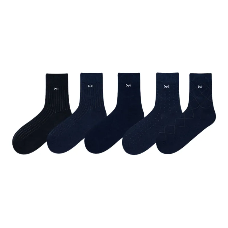 MIIOW Mid Calf Socks Men 5 Pack-8