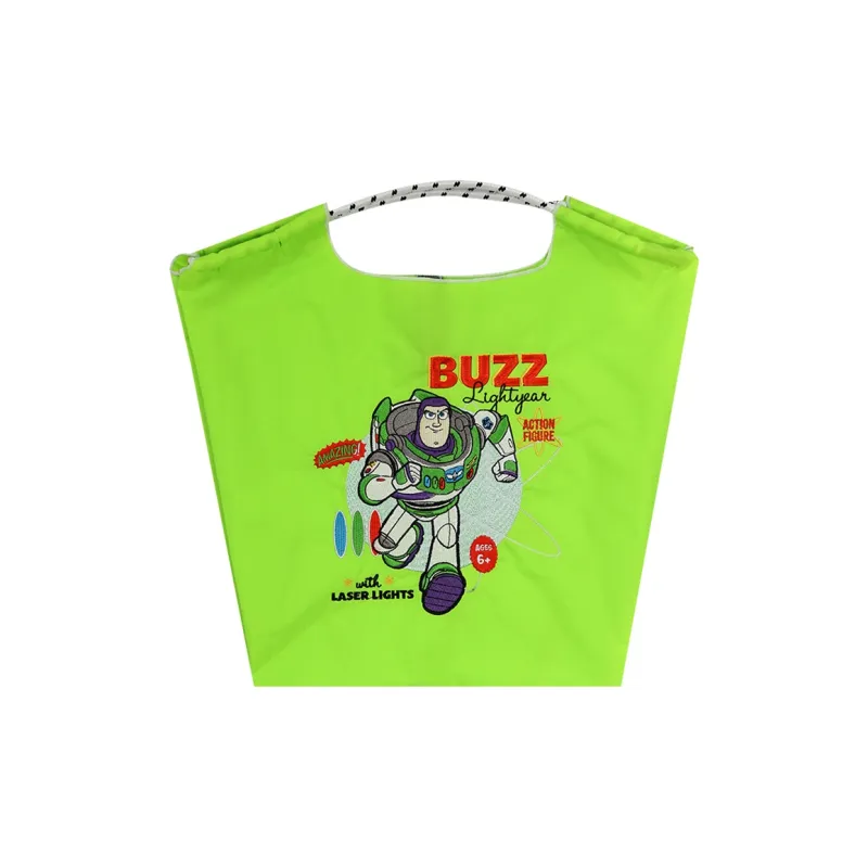 Disney Toy Story Series Water-Resistant Nylon Tote Bag Shoulder Bag Women's Neon Green-0