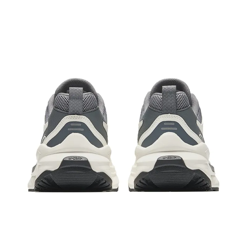 Anta Running Collection Anti-Slip Wear-Resistant Low-Top Casual Running Shoes Men White Gray-3