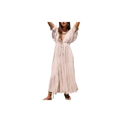 FREE PEOPLE Long-Sleeved Dresses Women's French Oak